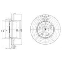 Delphi Diesel Remschijf BG3396 - thumbnail