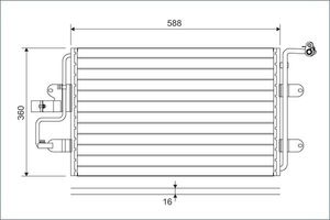 Airco condensor 817244