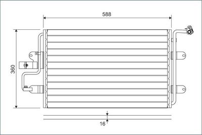 Airco condensor 817244