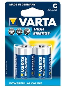 C Batterijen Varta High Energy, 2 stuks in blister