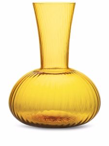 Dolce & Gabbana carafe nervurée en verre de Murano - Jaune