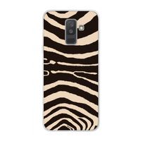 Arizona Zebra: Samsung Galaxy A6 Plus (2018) Transparant Hoesje