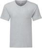 Fruit Of The Loom F273 Iconic 150 V Neck T - Heather Grey - XL