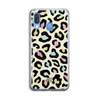 Leopard pattern: Samsung Galaxy A40 Transparant Hoesje