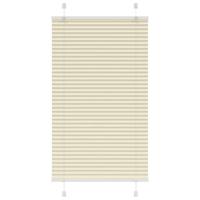 Plissé rolgordijn 80x100 cm stofbreedte 79,4 cm polyester crème