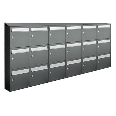 Allux Flow Set 6-Breed, 3-Hoog Met Dak Antraciet - 40040065_6x3d
