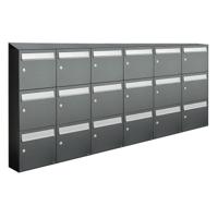 Allux Flow Set 6-Breed, 3-Hoog Met Dak Antraciet - 40040065_6x3d