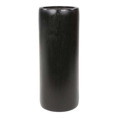 Kaarshouders/waxinelichthouders bamboe grijs/groen 20 cm
