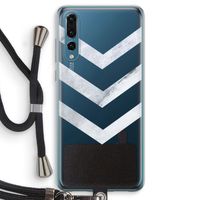 Marmeren pijlen: Huawei P20 Pro Transparant Hoesje met koord