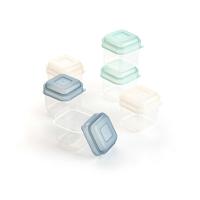 Set van stapelbare en luchtdichte voedselcontainers Quid Minimal 5 x 5 x 6 cm 6 Onderdelen