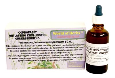 Dierendrogist fytotherapie coprofagie ontlasting eten