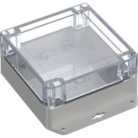 TRU COMPONENTS 6U07121206639 TC-13865324 Industriële behuizing 151.4 x 121.4 x 60 Polycarbonaat Lichtgrijs, Transparant 1 stuk(s)