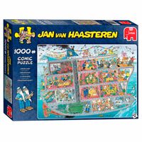 Jan Van Haasteren legpuzzel - cruise schip, 1000st.