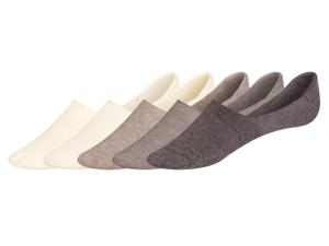 esmara 5 paar dames sneakersokken (crème/beige/bruin, 35-38)