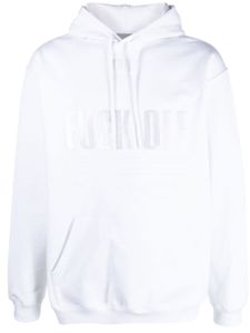 VTMNTS hoodie à slogan imprimé - Blanc