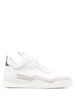 Filling Pieces baskets en cuir de veau - Blanc