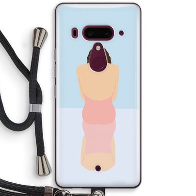 Mirror: HTC U12+ Transparant Hoesje met koord