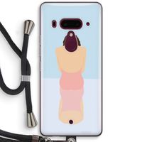 Mirror: HTC U12+ Transparant Hoesje met koord