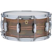 Ludwig LC663 Raw Copper Phonic 14 x 6.5 inch snaredrum - thumbnail