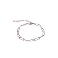 Go Dutch Label Bewerkte Schakel Armband Zilver