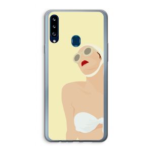 Summer: Samsung Galaxy A20s Transparant Hoesje