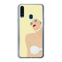 Summer: Samsung Galaxy A20s Transparant Hoesje