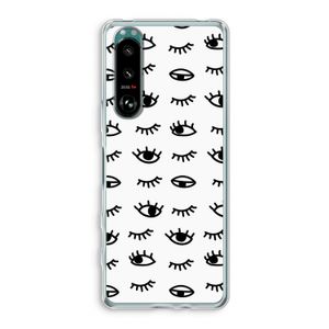 Eye pattern #2: Sony Xperia 5 III Transparant Hoesje