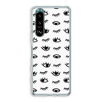 Eye pattern #2: Sony Xperia 5 III Transparant Hoesje