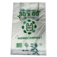 Winkeltas 200 Stuks Biologisch Afbreekbaar Wit 30 x 60 cm