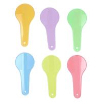 Transparante Kleurpaddels - 6st.