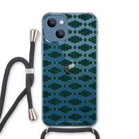 Moroccan tiles: iPhone 13 Transparant Hoesje met koord