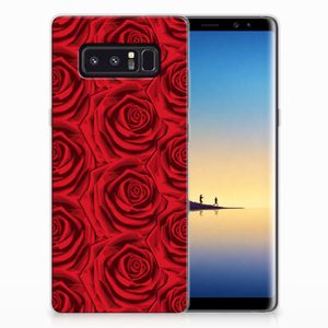 Samsung Galaxy Note 8 TPU Case Red Roses