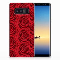 Samsung Galaxy Note 8 TPU Case Red Roses - thumbnail