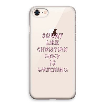 Christian Grey: iPhone 8 Transparant Hoesje