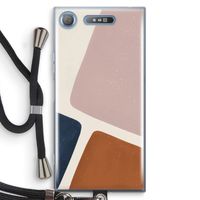 Geo #2: Sony Xperia XZ1 Transparant Hoesje met koord