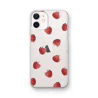 Framboosjes: iPhone 12 mini Transparant Hoesje