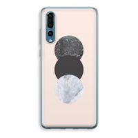 Marmeren cirkels: Huawei P20 Pro Transparant Hoesje Marmeren cirkels: Huawei P20 Pro Transparant Hoesje
