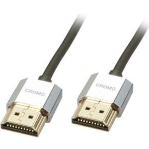 Lindy HDMI/HDMI, 1m HDMI kabel HDMI Type A (Standaard) Zwart