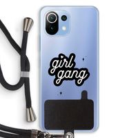 Girl Gang: Xiaomi Mi 11 Lite Transparant Hoesje met koord
