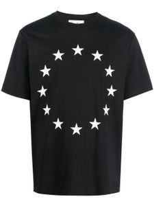 Etudes t-shirt imprimé en coton biologique - Noir