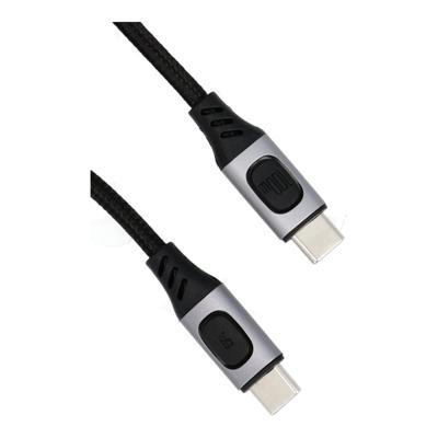 Yanec usb-c naar usb-c laad- en datakabel 2m nylon (100w)