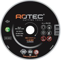 Rotec doorslijpschijven ALU 125x1,3x22,2 - 25 stuks - 7865125 - 786.5125