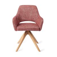 Jesper Home Yanai eetkamerstoel Berry Bars revolve oak natural