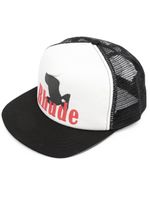 RHUDE casquette brodée à empiècement en mesh - Noir - thumbnail