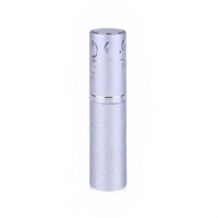Luxe Mini Parfum Flesje - Navulbaar - 10 ml - Reisflesje - Parfumverstuiver - Zilver - thumbnail