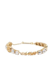 AMBUSH bracelet Iced serti de cristaux - Or