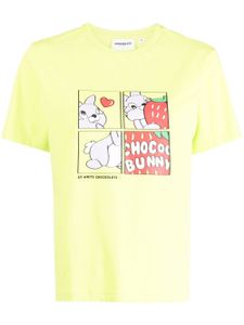 CHOCOOLATE t-shirt à imprimé graphique - Jaune