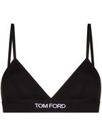 TOM FORD soutien-gorge à bande logo - Noir - thumbnail