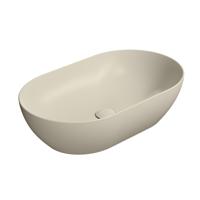 Keramische Opbouw Waskom Sapho Pura 60x37 Mat Beige