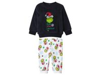 Pluche baby kerstset 2-delig The Grinch (Donkerblauw/wit, 74/80)